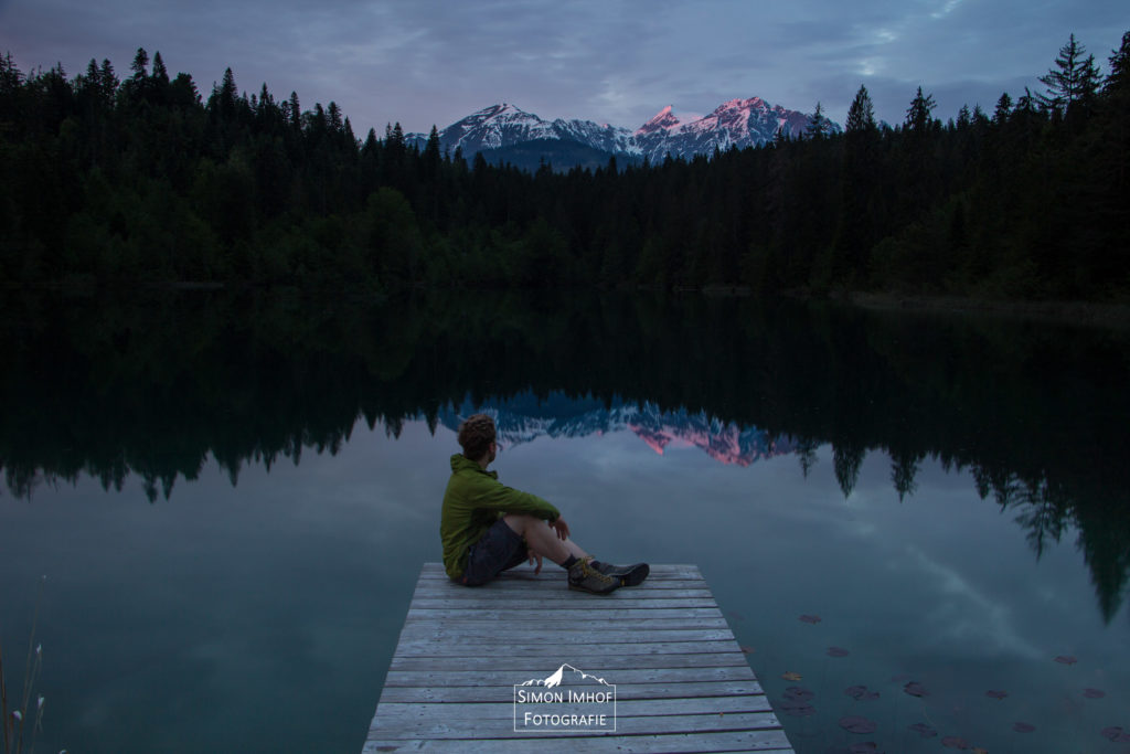 Outdoorfotografie, Abenteuer, Caumasee, Outdoor, Bergsteiger, Bergpanorama, Camping